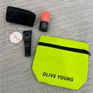 Olive Young 3CE Style Nanda K-Beauty Kabuki Brush 5pc bundle